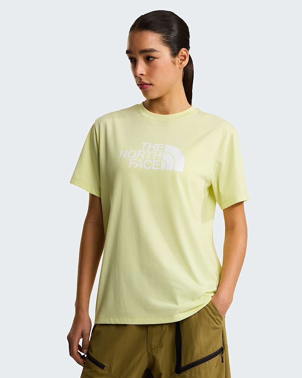 Womens Evolution Half Dome Relaxed TShirt TNF HERO