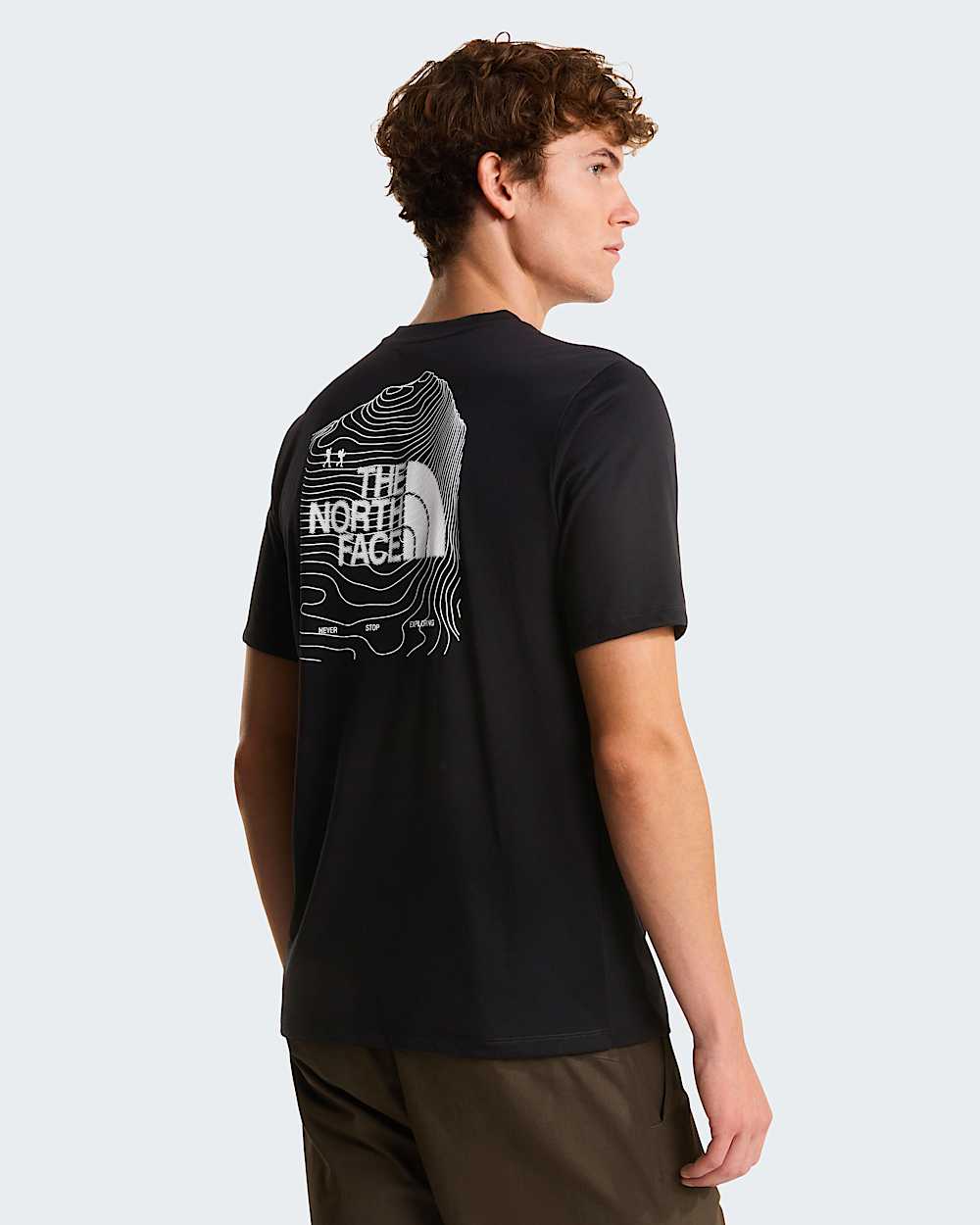 Camiseta con logotipo gráfico y logotipo Bitmap para hombre
