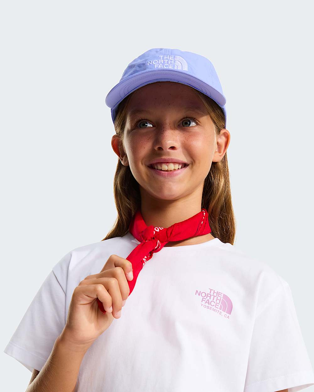 Girls Flora Relaxed TShirt TNF ALT6