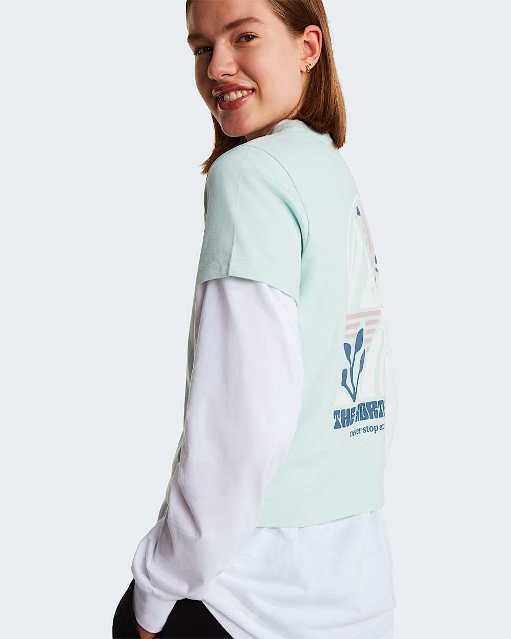 Sun Regular Graphic Tshirt voor dames TNF alt5