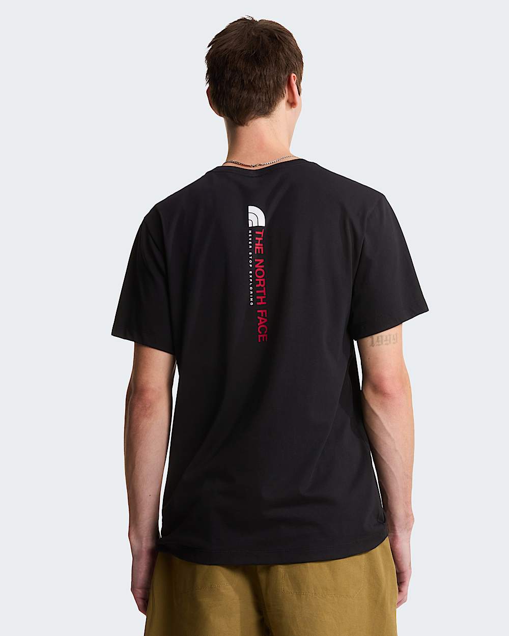 Vertical normal geschnittenes T-Shirt mit Grafik für Herren