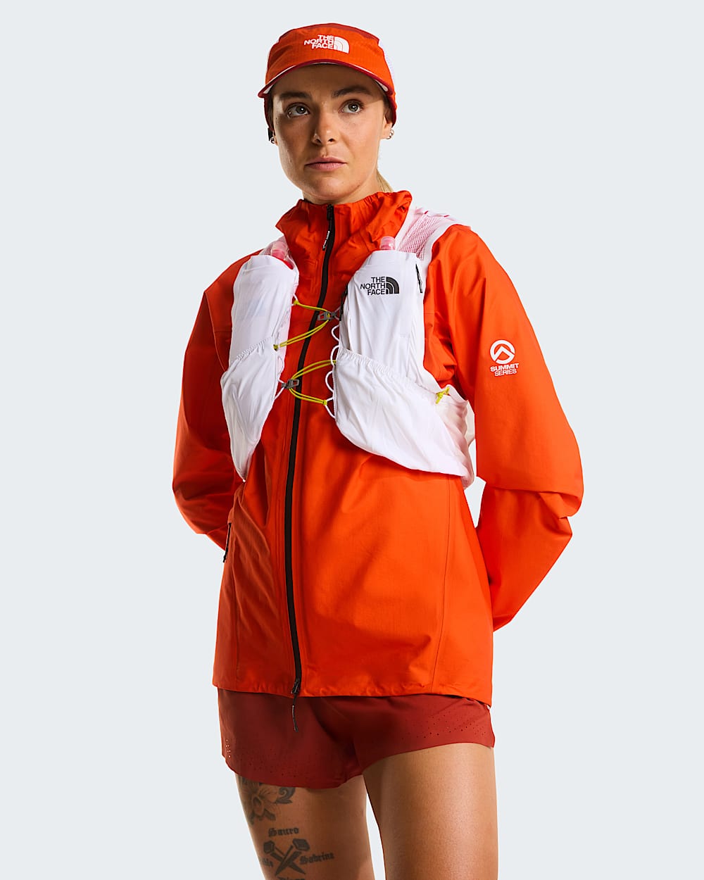 Chaleco de correr Summit de 5 litros TNF TNF WhiteWhite Ash ALT1