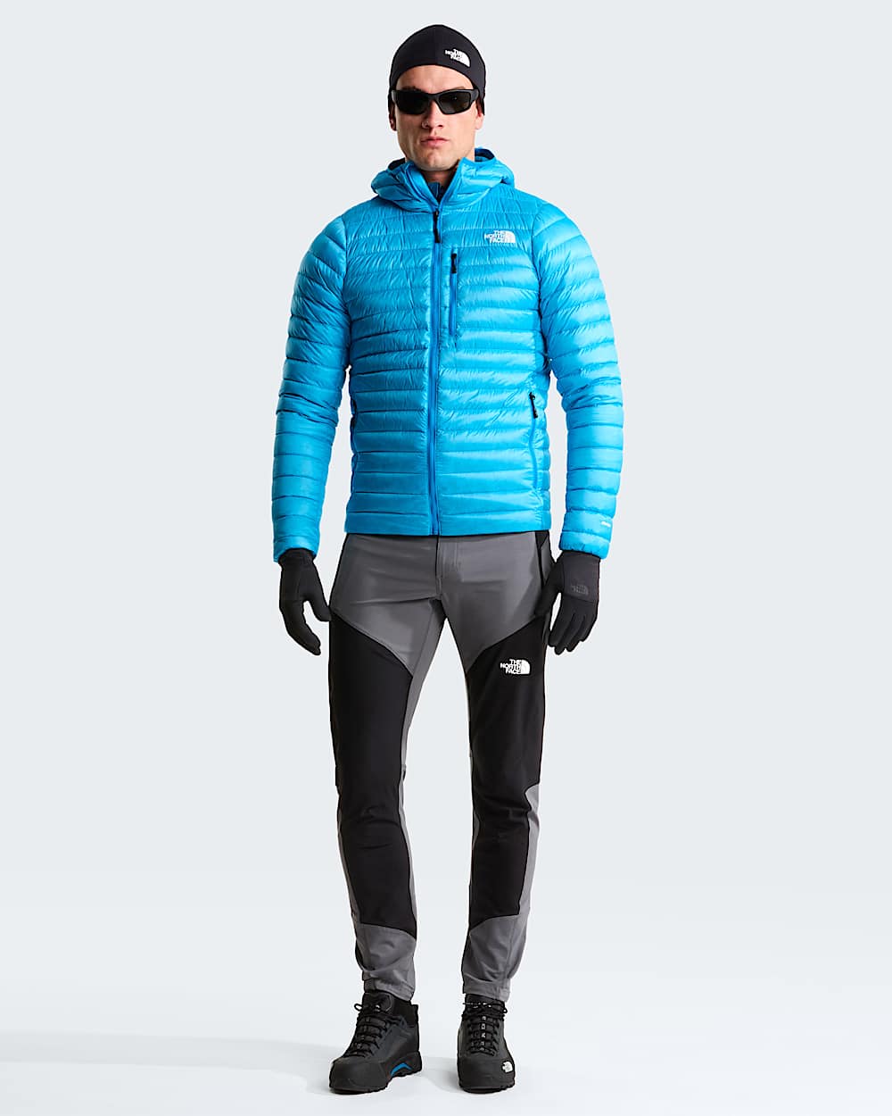 Mens Bettaforca Lightweight Down Hooded Jacket TNF ALT1