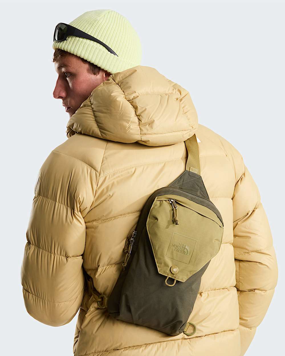 Chaqueta de plumn con capucha Hydrenalite para hombre TNF Khaki Stone ALT7
