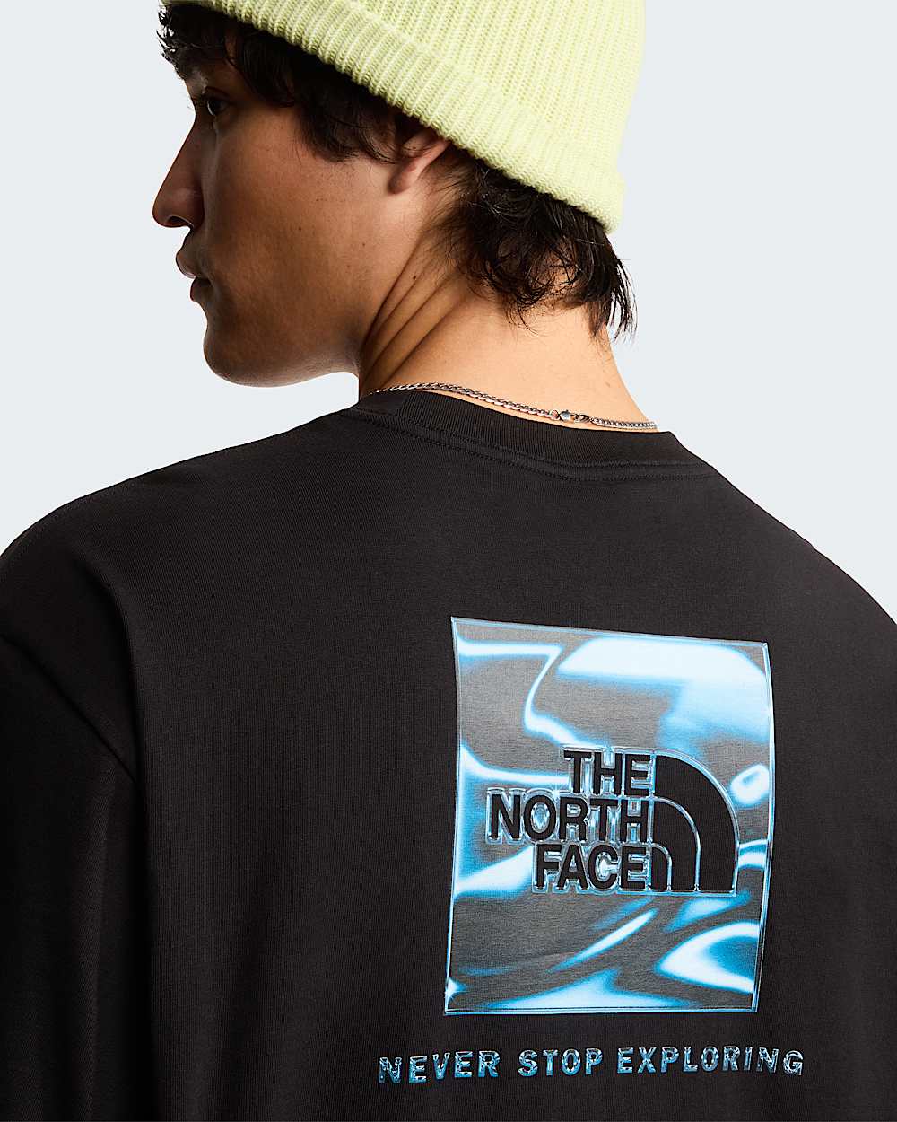 Camiseta holgada con estampado grfico NSE Box Liquid para hombre TNF ALT5