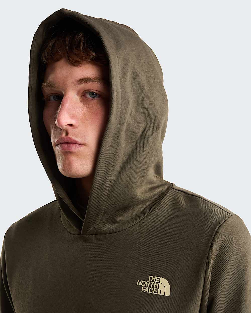 Sudadera recta con capucha y estampado grfico Monte para hombre TNF ALT4