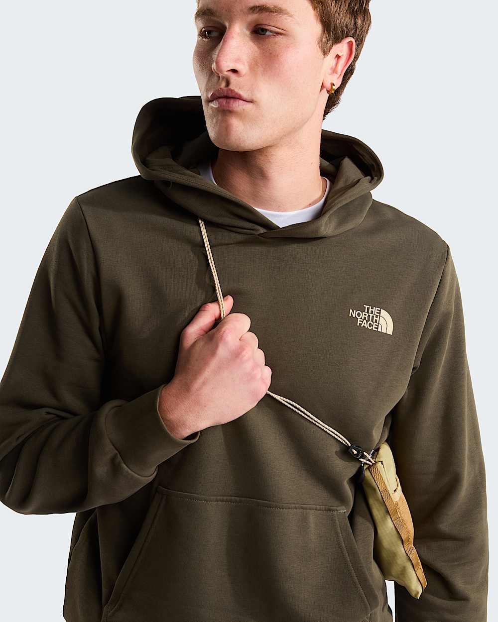 Sudadera recta con capucha y estampado grfico Monte para hombre TNF ALT7