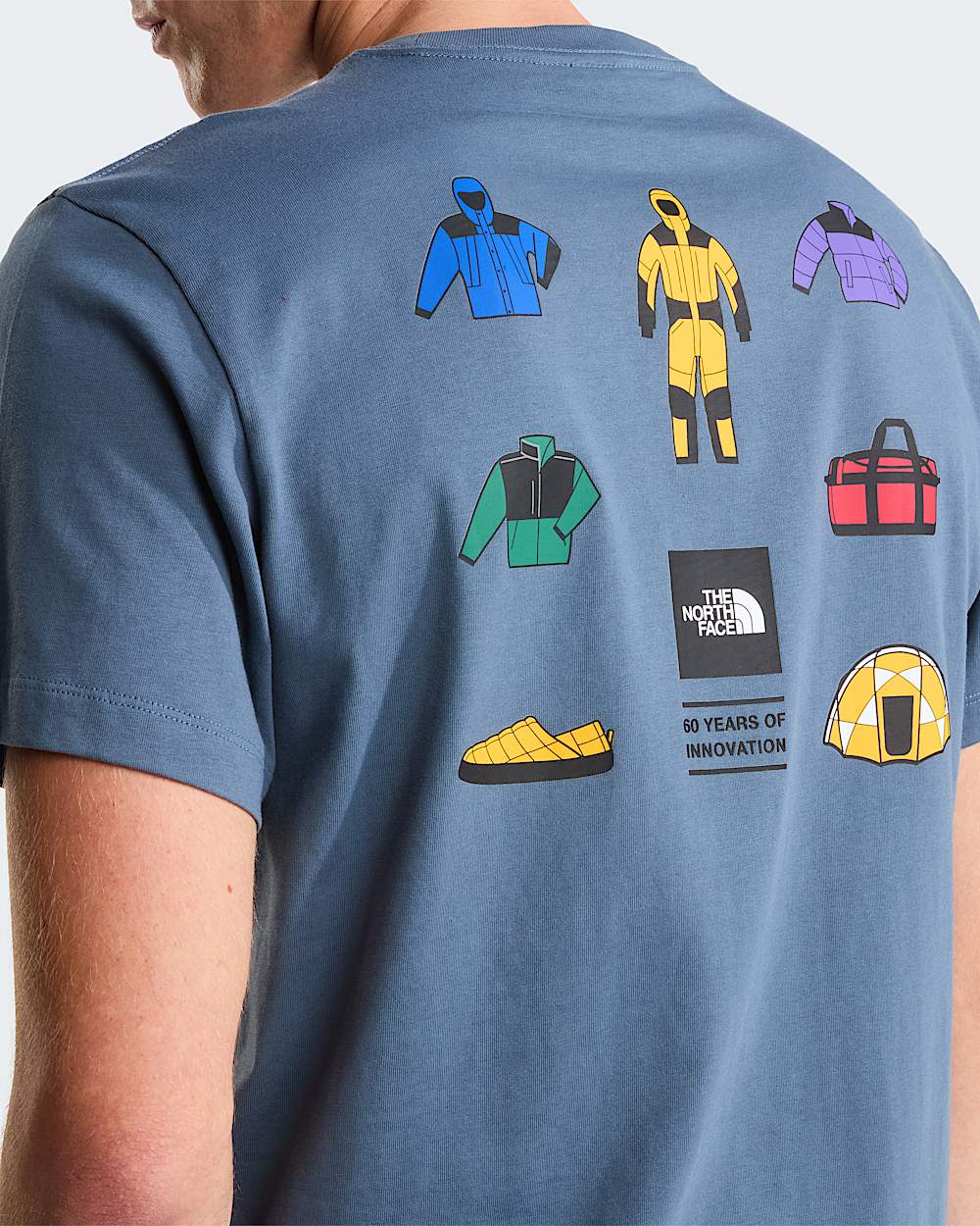 Mens Icon Celebration Regular Graphic TShirt TNF ALT5