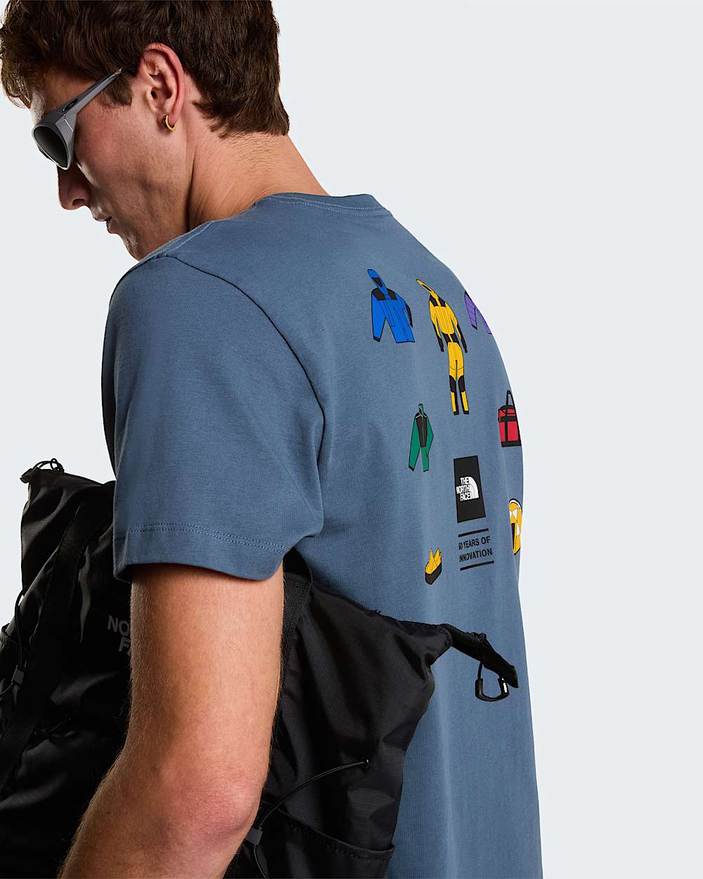 Mens Icon Celebration Regular Graphic TShirt TNF ALT6