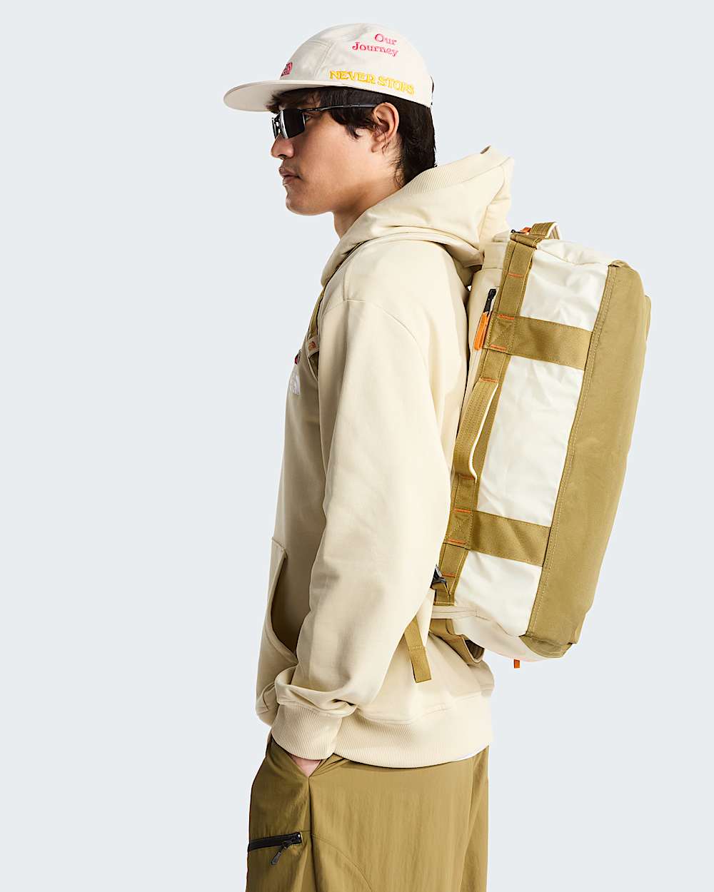 Bolsa de viaje Base Camp Duffel Voyager 32L TNF Desert StoneCedarDesert Rust ALT1
