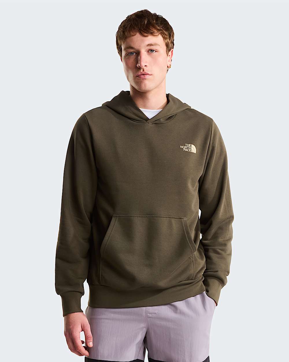 Sudadera recta con capucha y estampado grfico Monte para hombre TNF ALT1