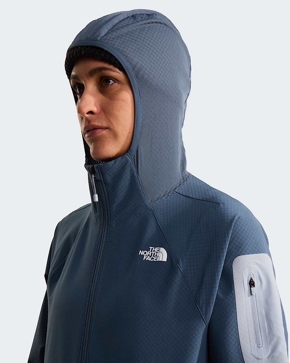 Veste dapproche hybride zippe  capuche Tek pour femme TNF ALT5