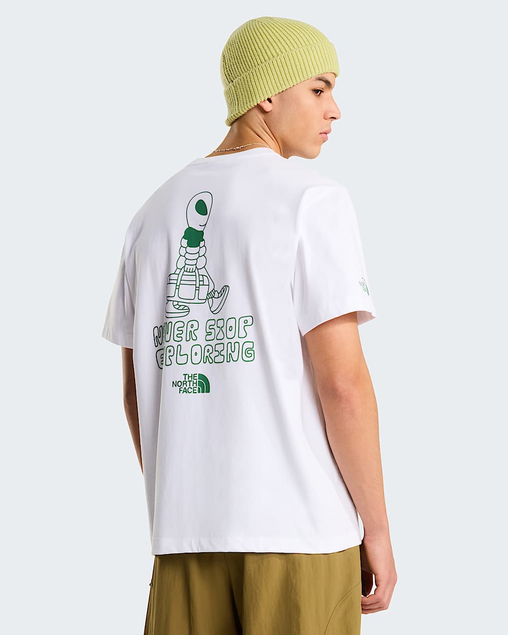Mens Alien Relaxed Graphic TShirt TNF HERO