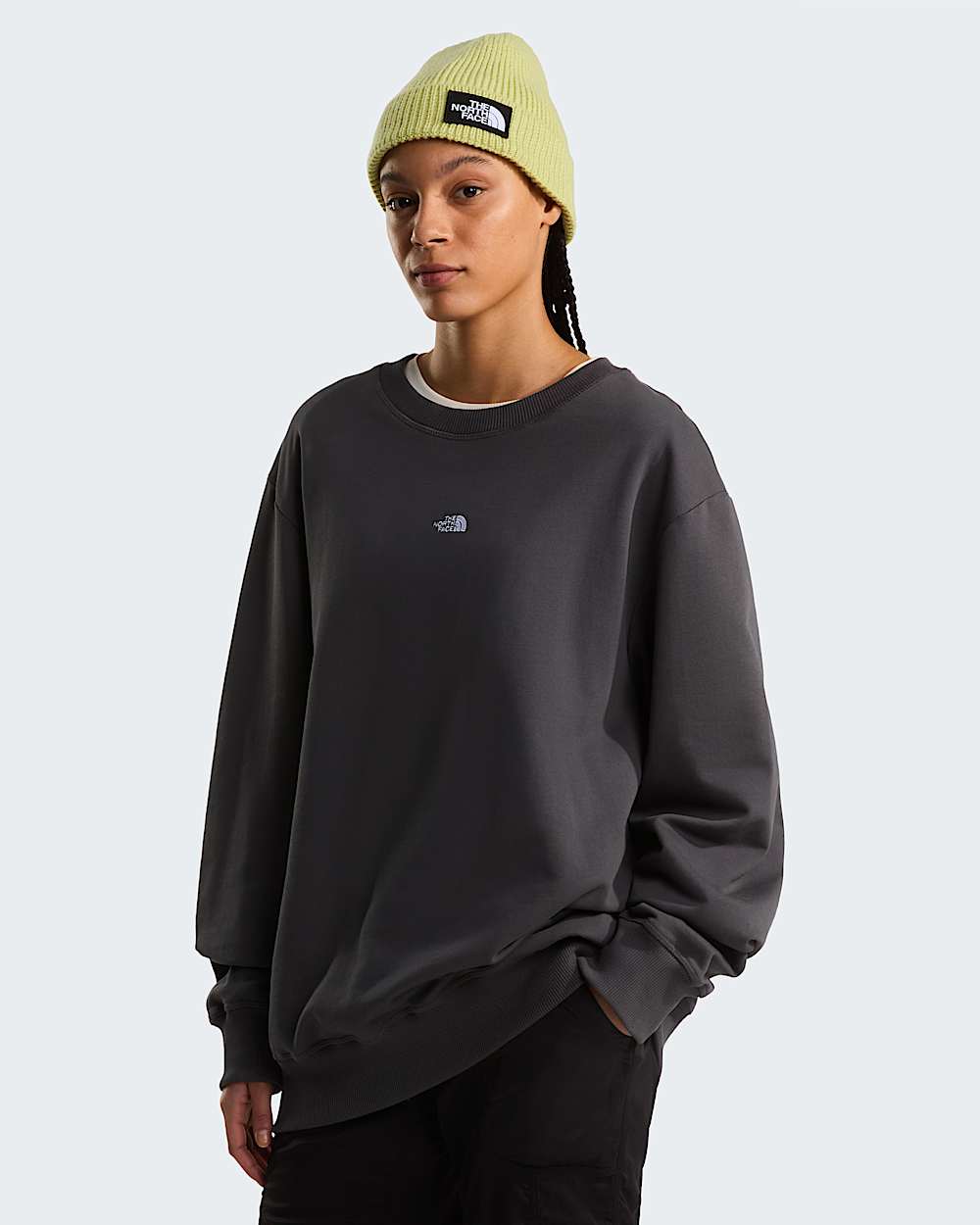 Felpa Essential Light Relaxed unisex TNF Anthracite Grey ALT8