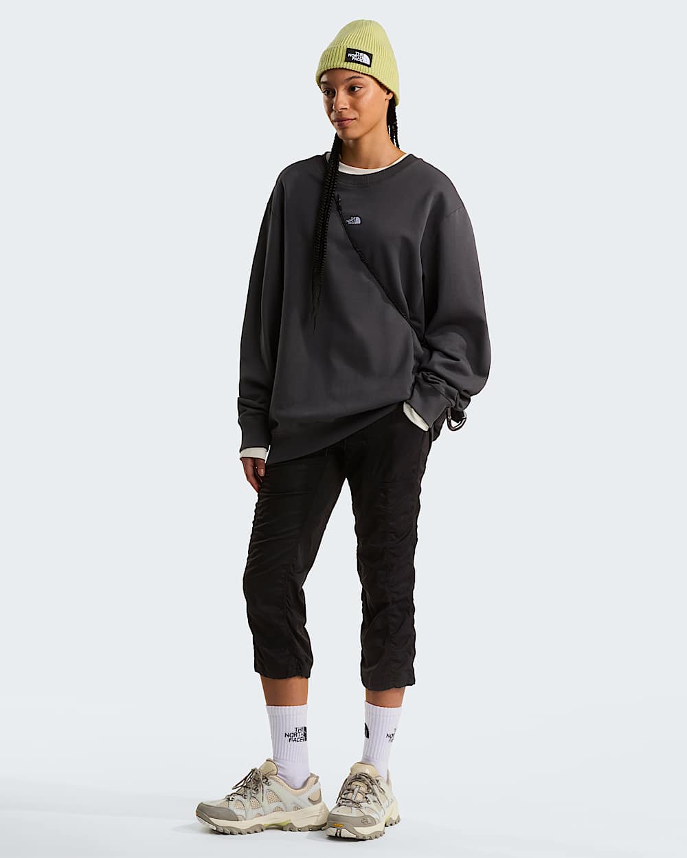 Felpa Essential Light Relaxed unisex TNF Anthracite Grey ALT9