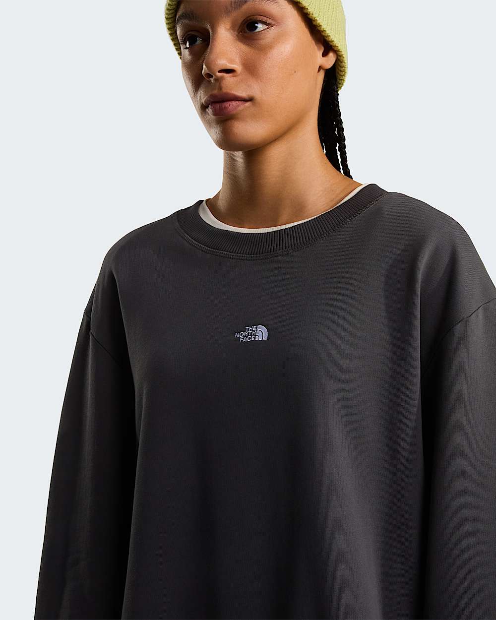 Felpa Essential Light Relaxed unisex TNF Anthracite Grey ALT12