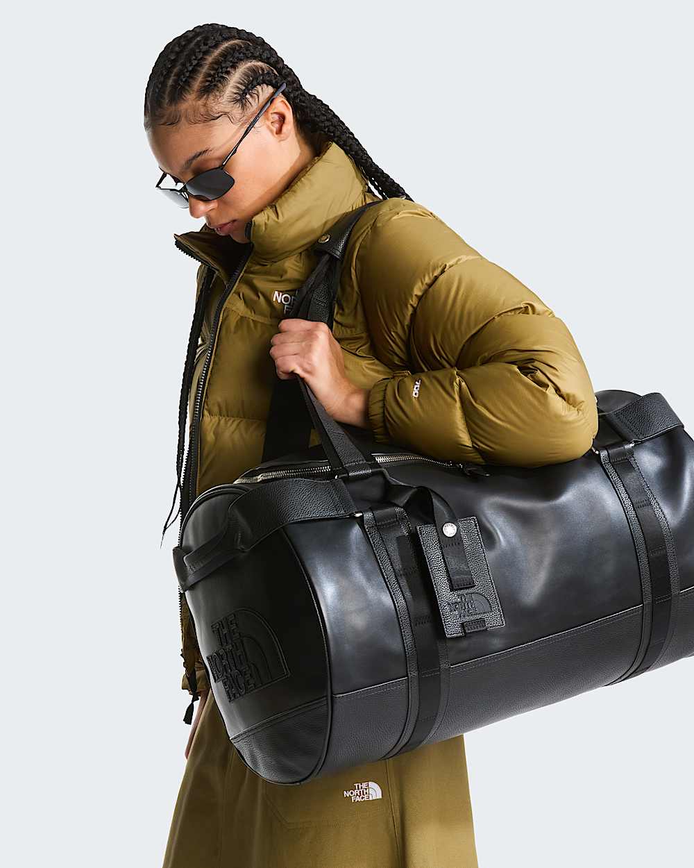 Base Camp Leather Duffel  Special Edition TNF ALT1