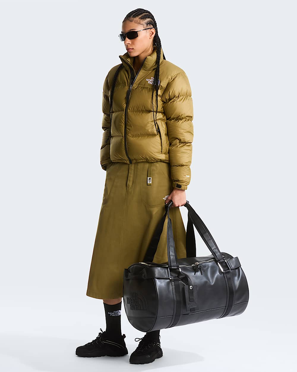 Base Camp Leather Duffel  Special Edition TNF ALT9