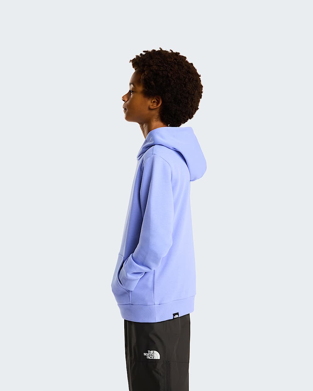 Simple Dome leichter  normal geschnittener Kapuzenpulli fr Jugendliche TNF Periwinkle Glow ALT2