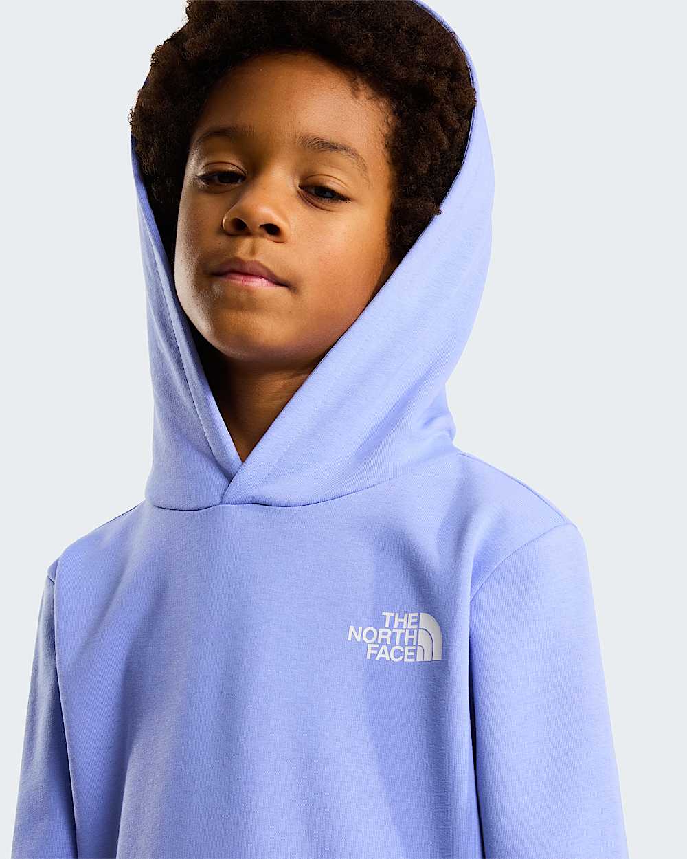Simple Dome leichter  normal geschnittener Kapuzenpulli fr Jugendliche TNF Periwinkle Glow ALT4