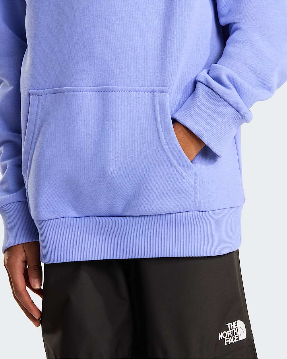 Simple Dome leichter  normal geschnittener Kapuzenpulli fr Jugendliche TNF Periwinkle Glow ALT5
