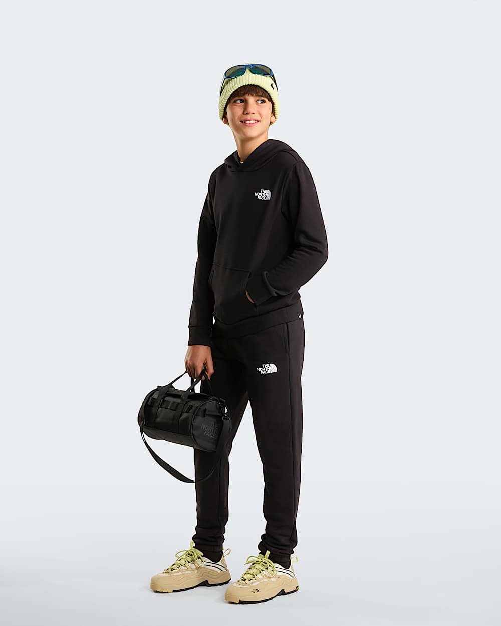 Simple Dome Light Regularhoodie voor tieners TNF TNF Black ALT1
