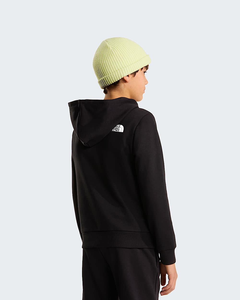Simple Dome Light Regularhoodie voor tieners TNF TNF Black ALT3