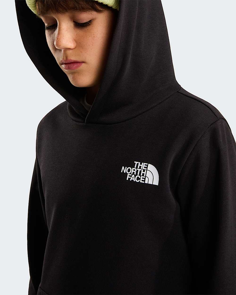 Simple Dome Light Regularhoodie voor tieners TNF TNF Black ALT4