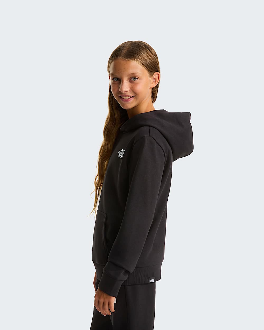 Simple Dome Light Regularhoodie voor tieners TNF TNF Black ALT8