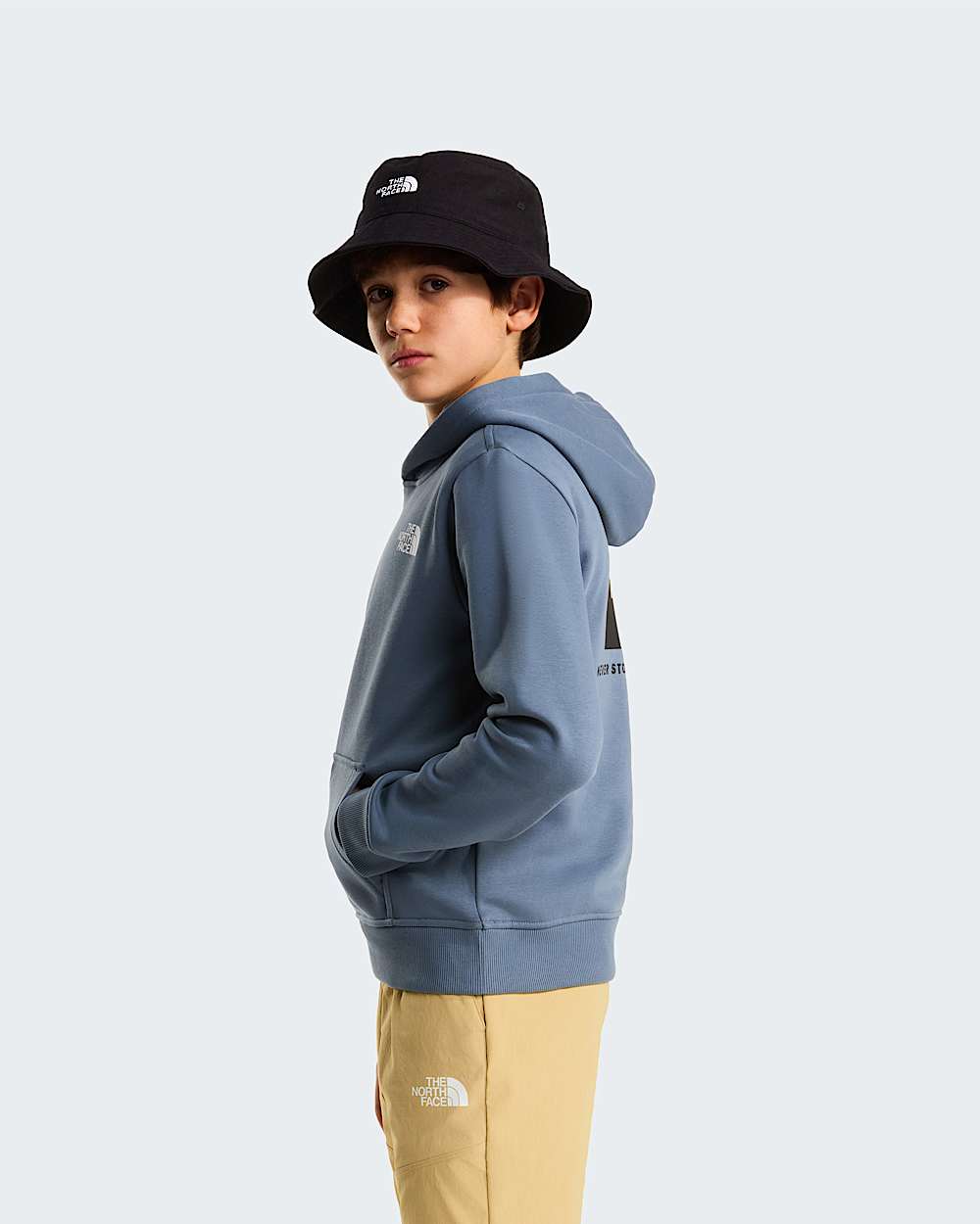 NSE Box Kapuzenpulli fr Jugendliche TNF Granite Grey ALT3