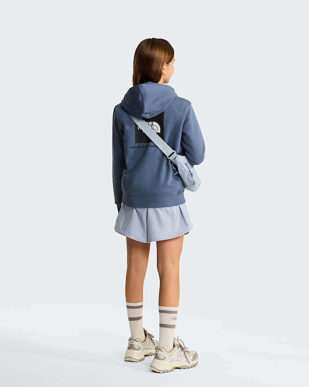 NSE Box Kapuzenpulli fr Jugendliche TNF Granite Grey ALT10