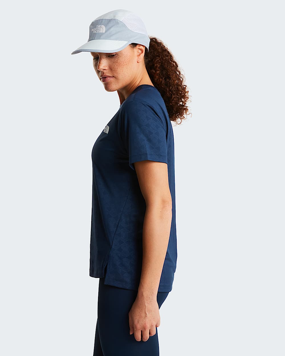 Womens Flex Geo Embossed Regular TShirt TNF ALT2