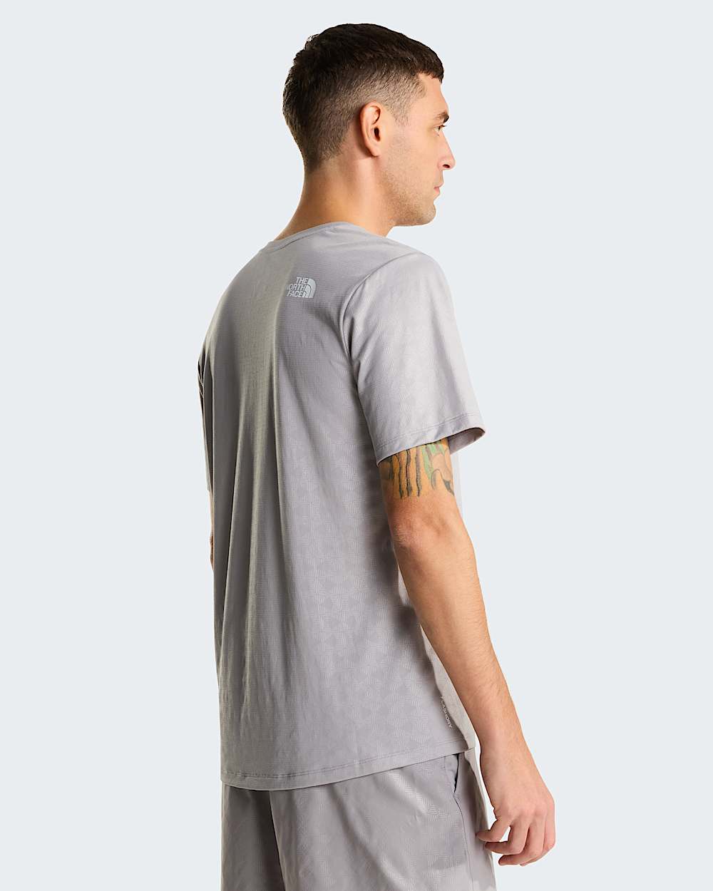 Mens 247 Pentadome Embossed Regular TShirt TNF ALT3