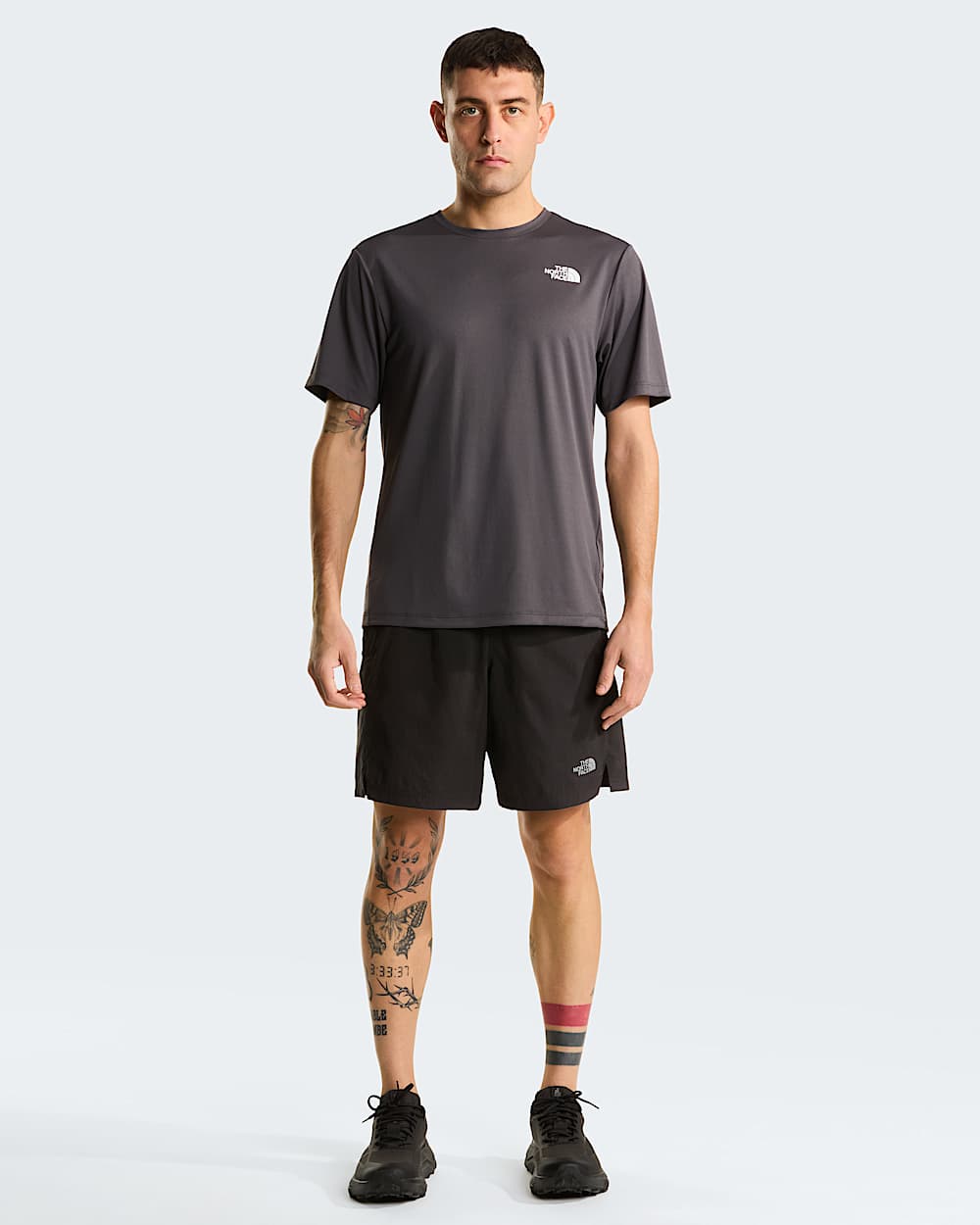 Mens 247 TShirt TNF Anthracite Grey ALT1