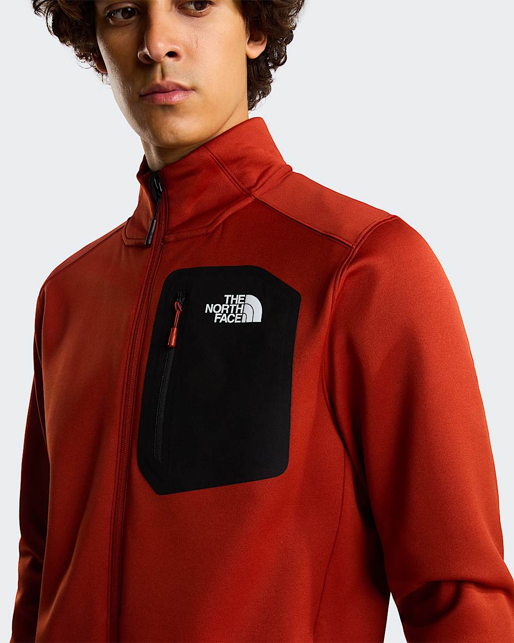 Crest Fleece mit durchgehendem RV fr Herren TNF Iron ClayTNF Black ALT5