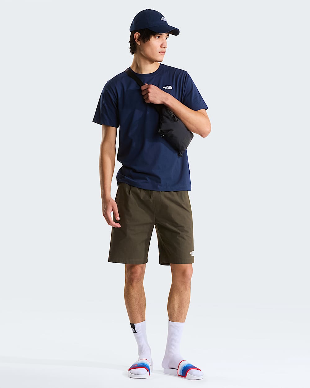 Ciabatte Base Camp III da uomo TNF Sky Scene PrintTNF White ALT4