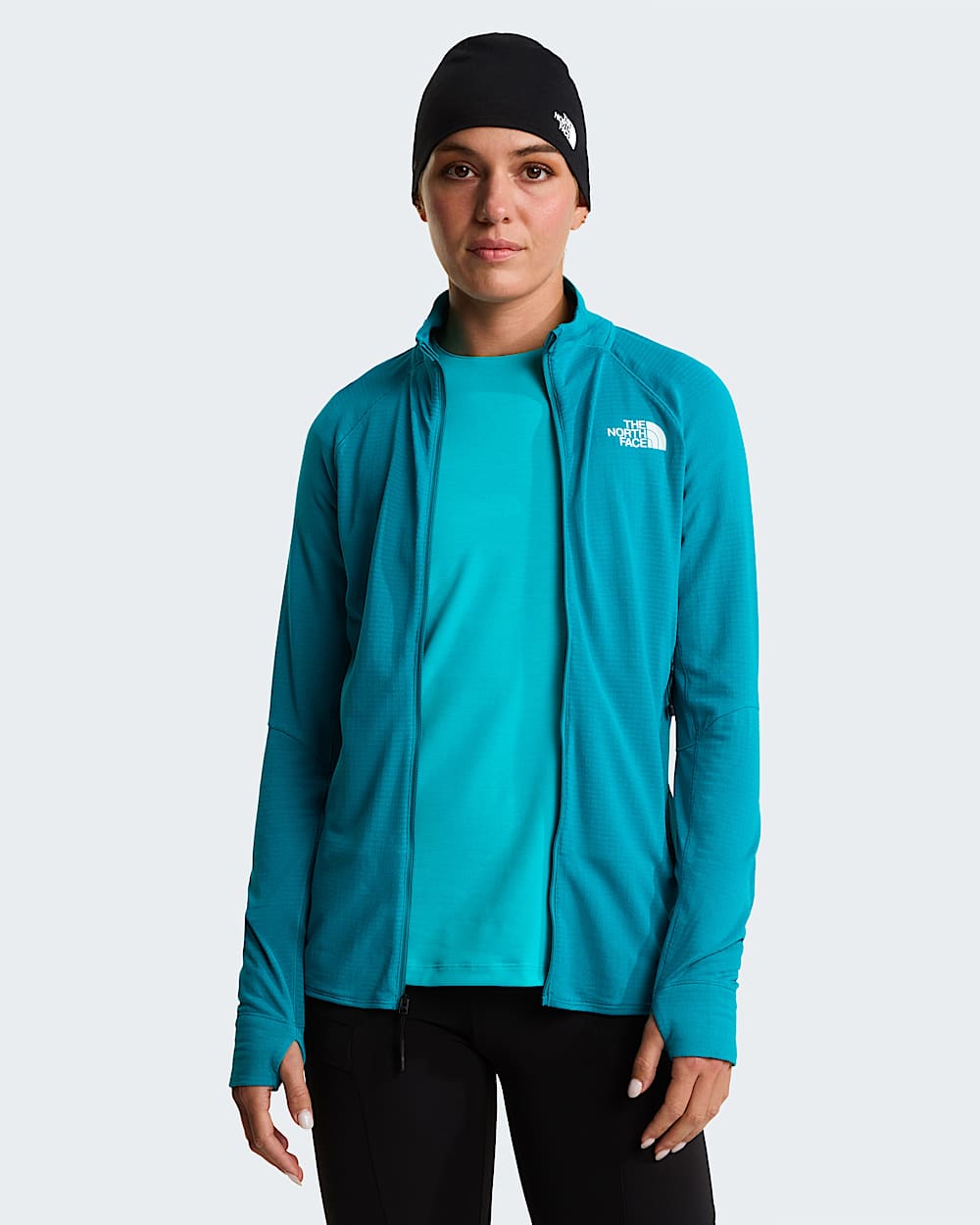 Giacca con cappuccio Bolt Polartec Power Grid da donna TNF ALT4