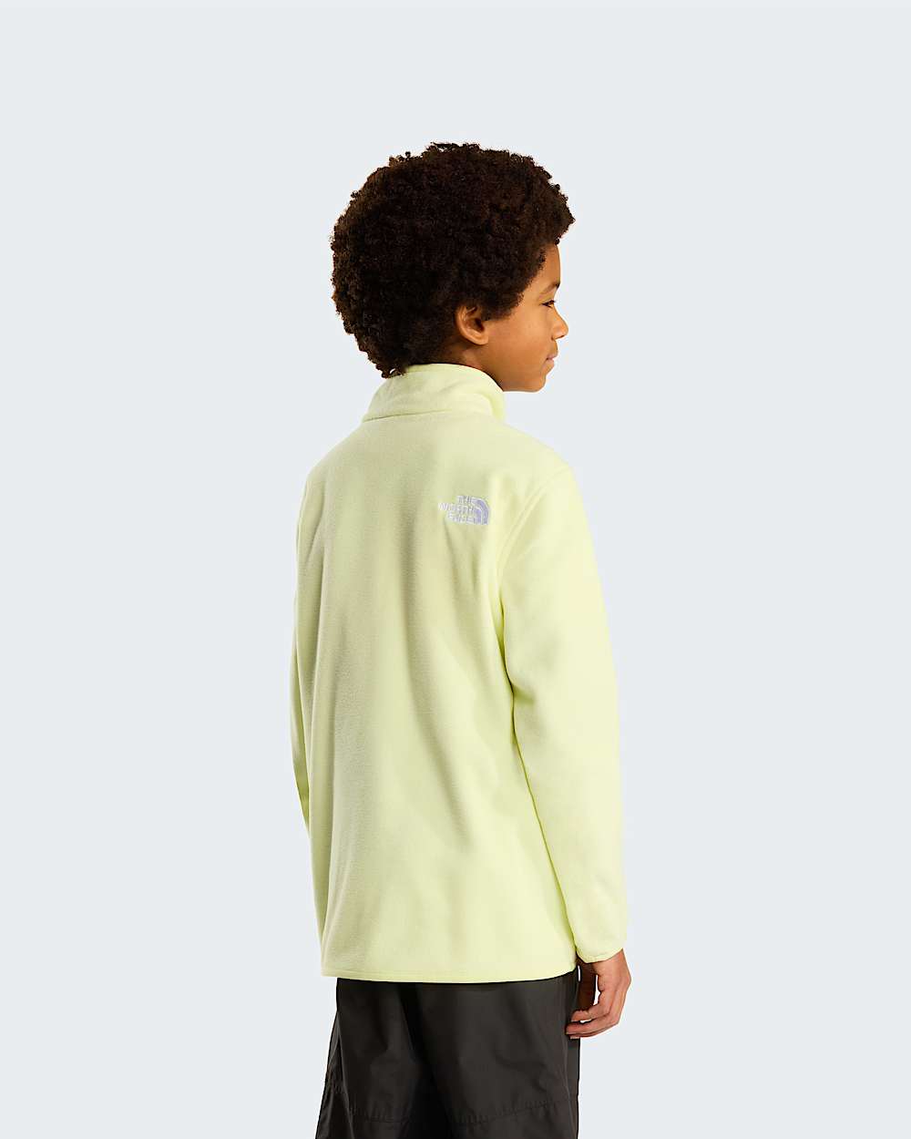 Glacier Fleece mit 14langem RV fr Jugendliche TNF Lemon Mist ALT3