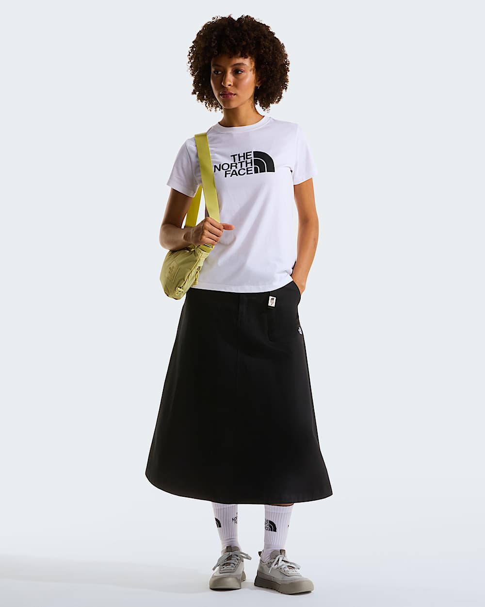 Evolution Half Dome schmal geschnittenes TShirt fr Damen TNF ALT1
