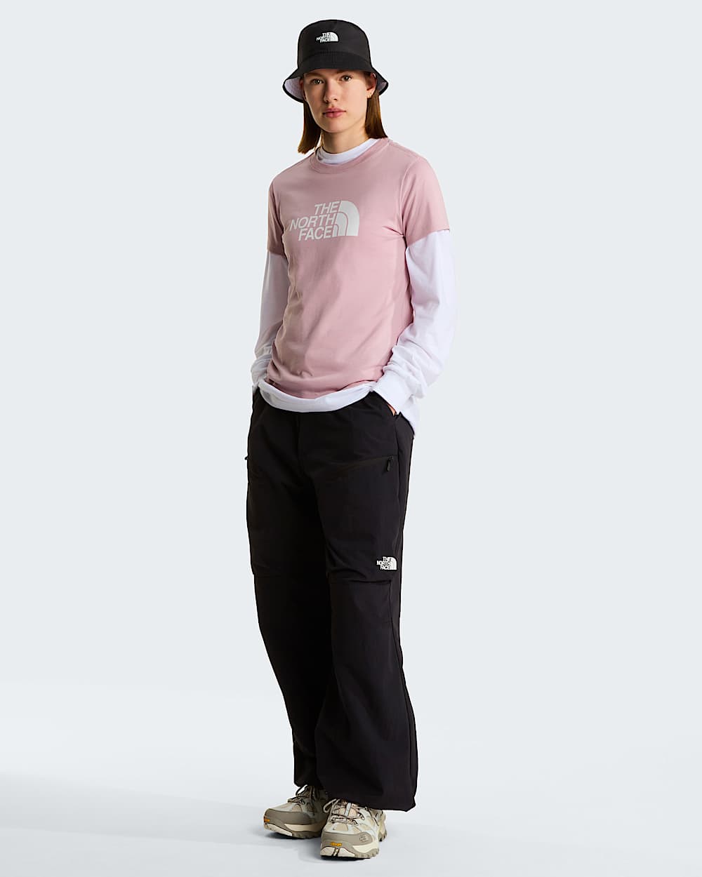 Evolution Half Dome schmal geschnittenes TShirt fr Damen TNF ALT1