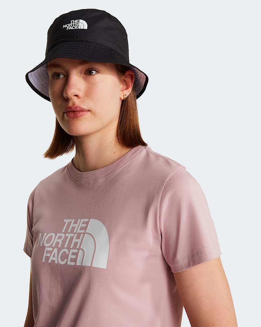 Evolution Half Dome schmal geschnittenes TShirt fr Damen TNF ALT4
