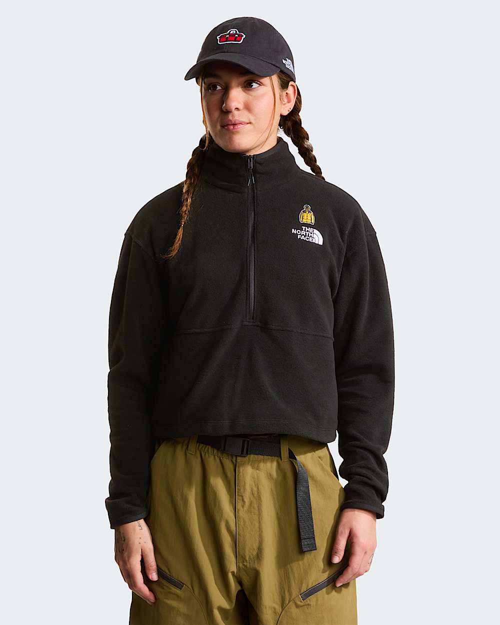 Polaire courte Glacier 60e anniversaire pour femme TNF TNF Black HERO