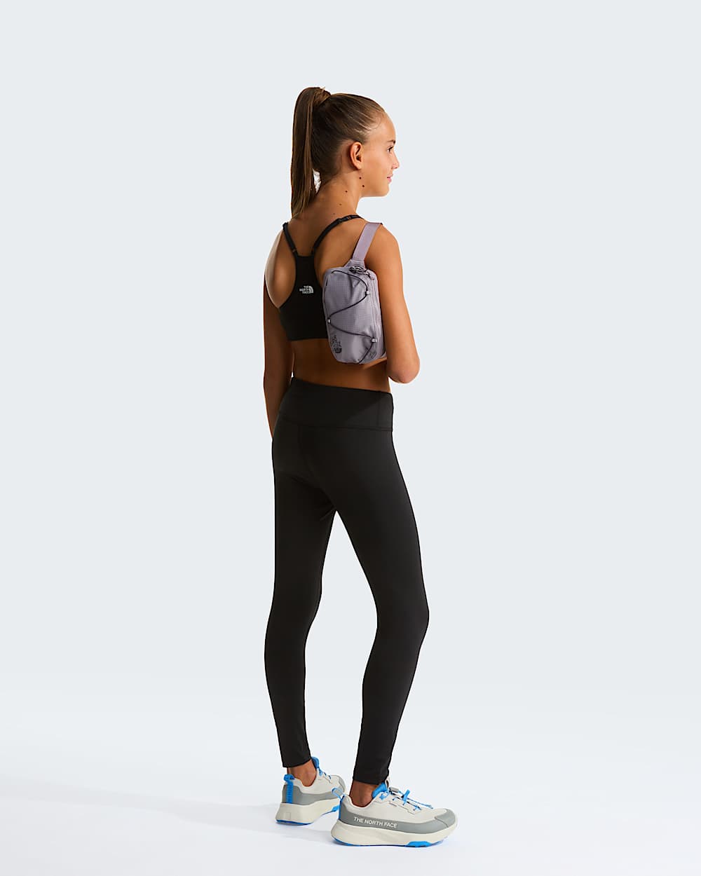 Reggiseno sportivo Flex da ragazza TNF ALT1