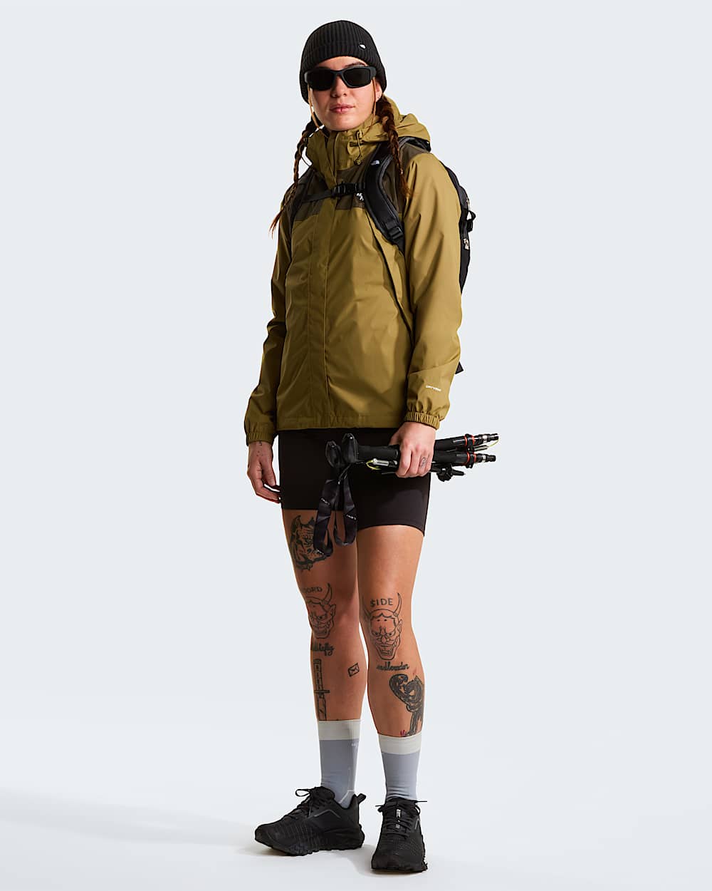 Giacca Antora Rain da donna TNF CedarNew Taupe Green ALT1