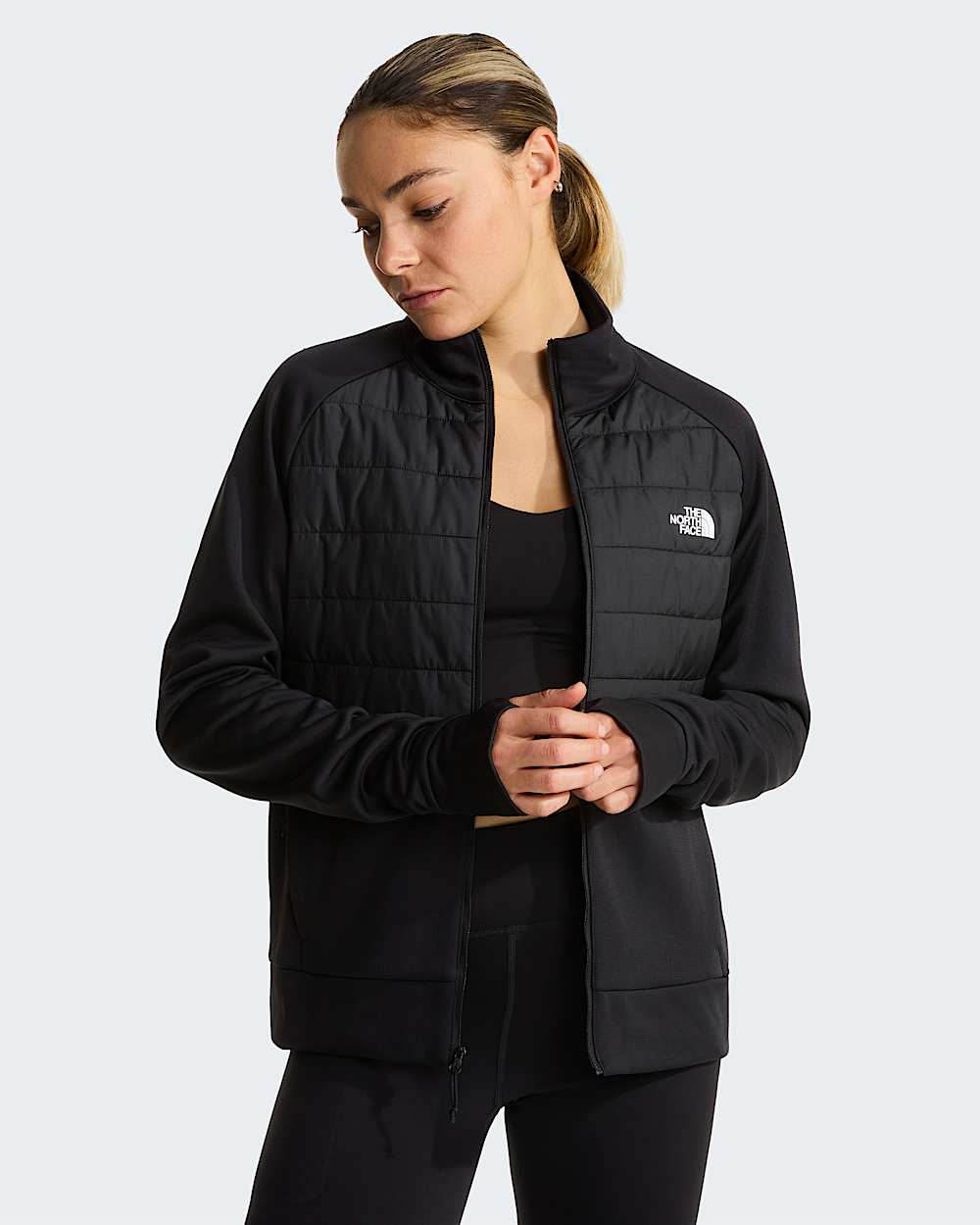 Womens Reaxion 20 Hybrid FullZip Jacket TNF ALT4