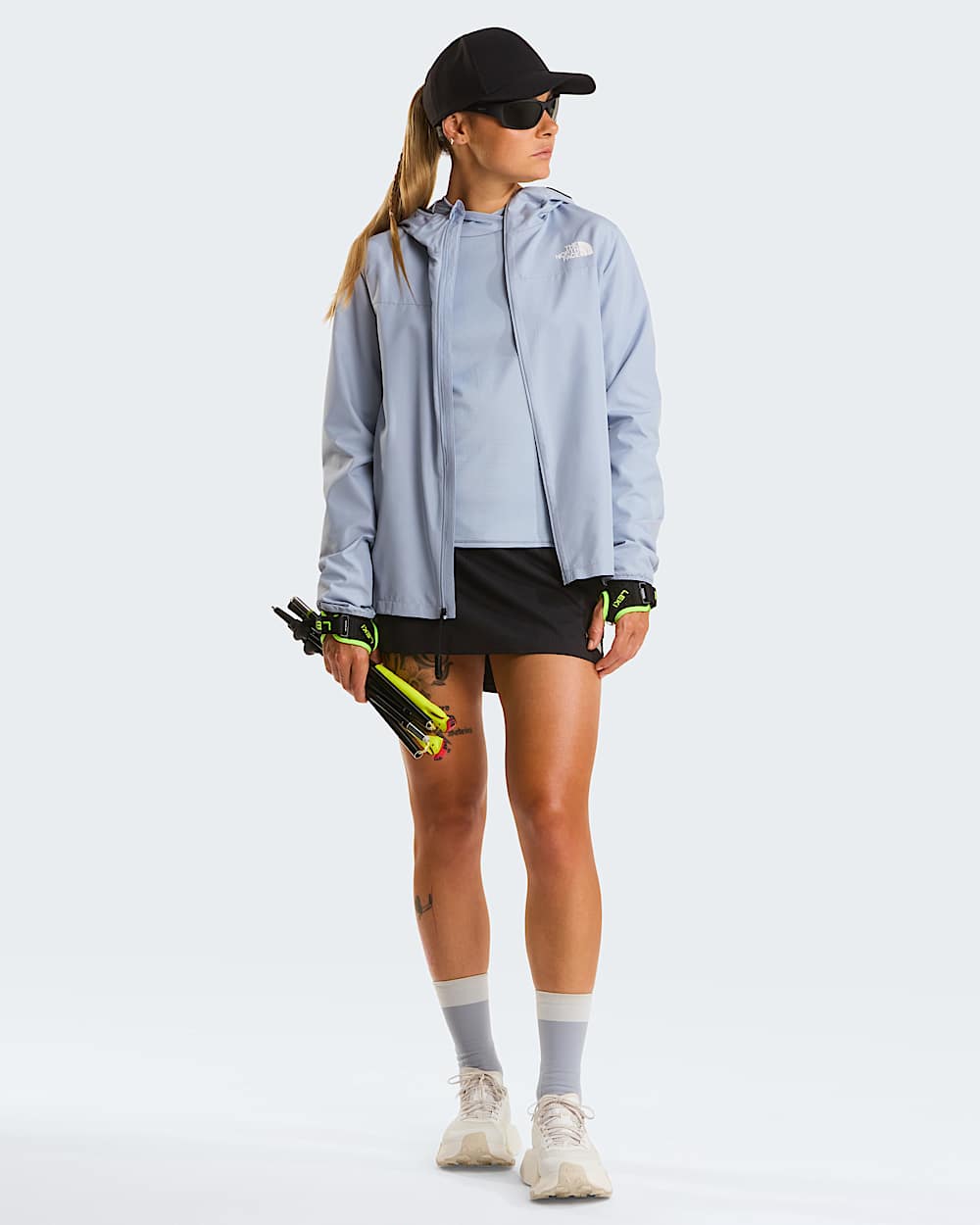 Womens Fontanales Wind Jacket TNF ALT1