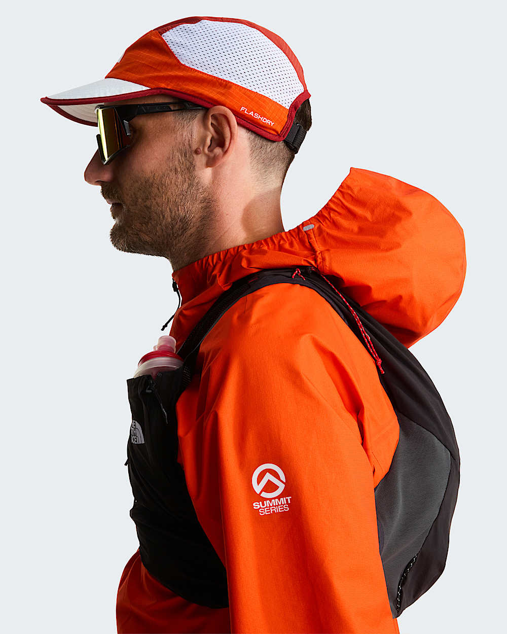 Chapu leve de corrida Summer TNF Iron ClayPearl StoneLava Red ALT4