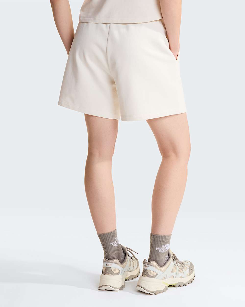 Pantaloncini Inspire Exploration Relaxed da donna TNF White DuneHushed Lavender ALT3