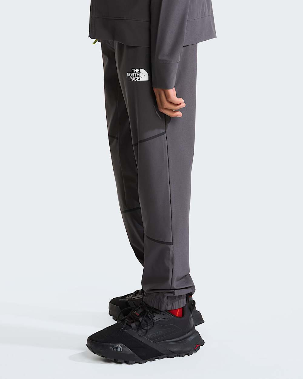 Tkan kalhoty Mountain Athletics pro mlad TNF Anthracite Grey ALT2