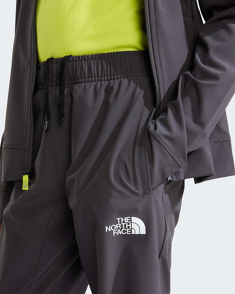 Tkan kalhoty Mountain Athletics pro mlad TNF Anthracite Grey ALT4